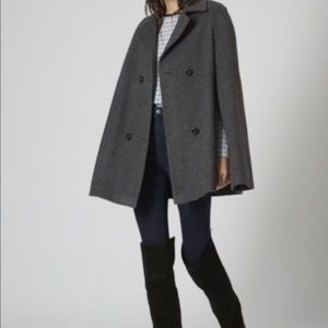 Topshop double breasted cape